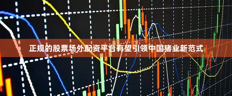 正规的股票场外配资平台有望引领中国猪业新范式