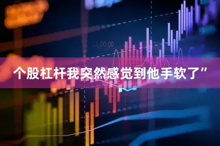 个股杠杆我突然感觉到他手软了”